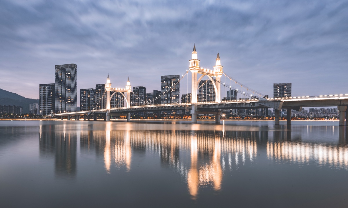 珠海白石桥有古典气质的桥梁