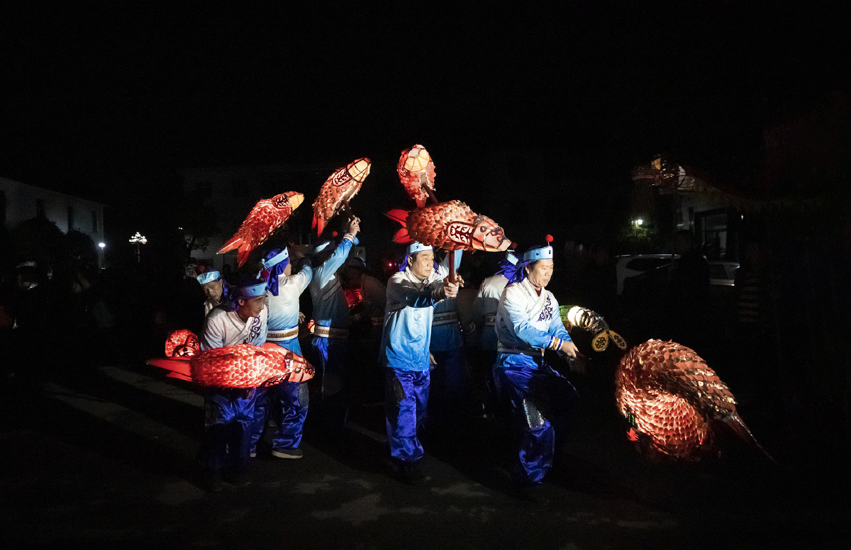 舞出精彩国家级非物质文化遗产吉安鲤鱼灯一