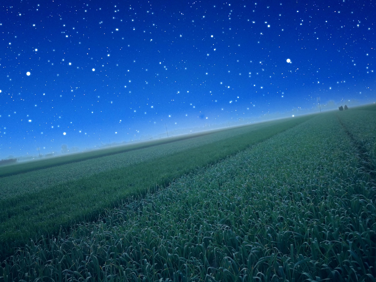 垄头田间,满天星河 br /> 下地上天,与你一起望尽星空