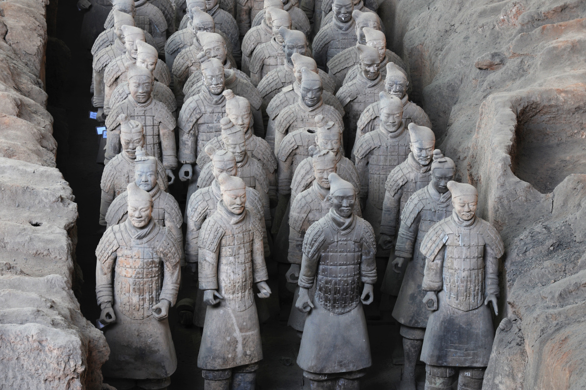 世界八大奇迹之一的西安临潼兵马俑