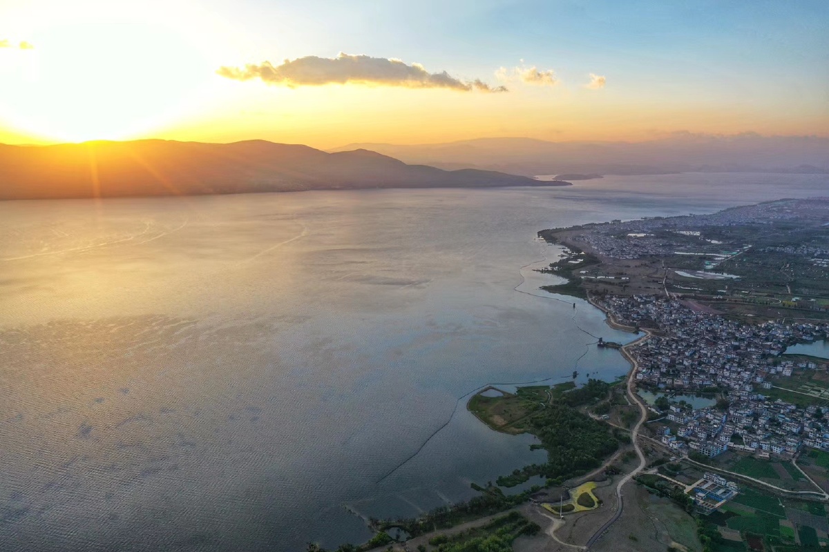 大理银桥镇航拍