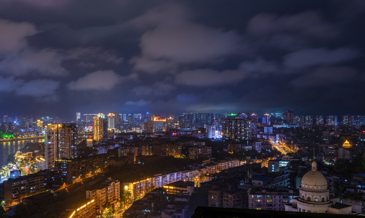 内江夜景