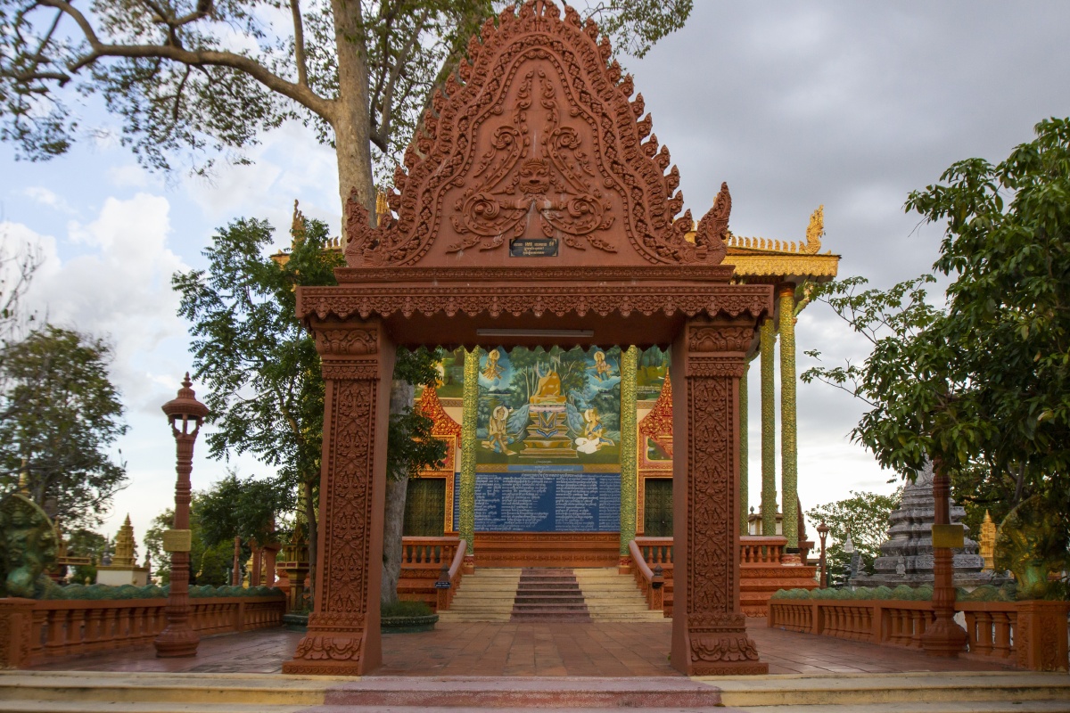 柬埔寨寺庙神龛