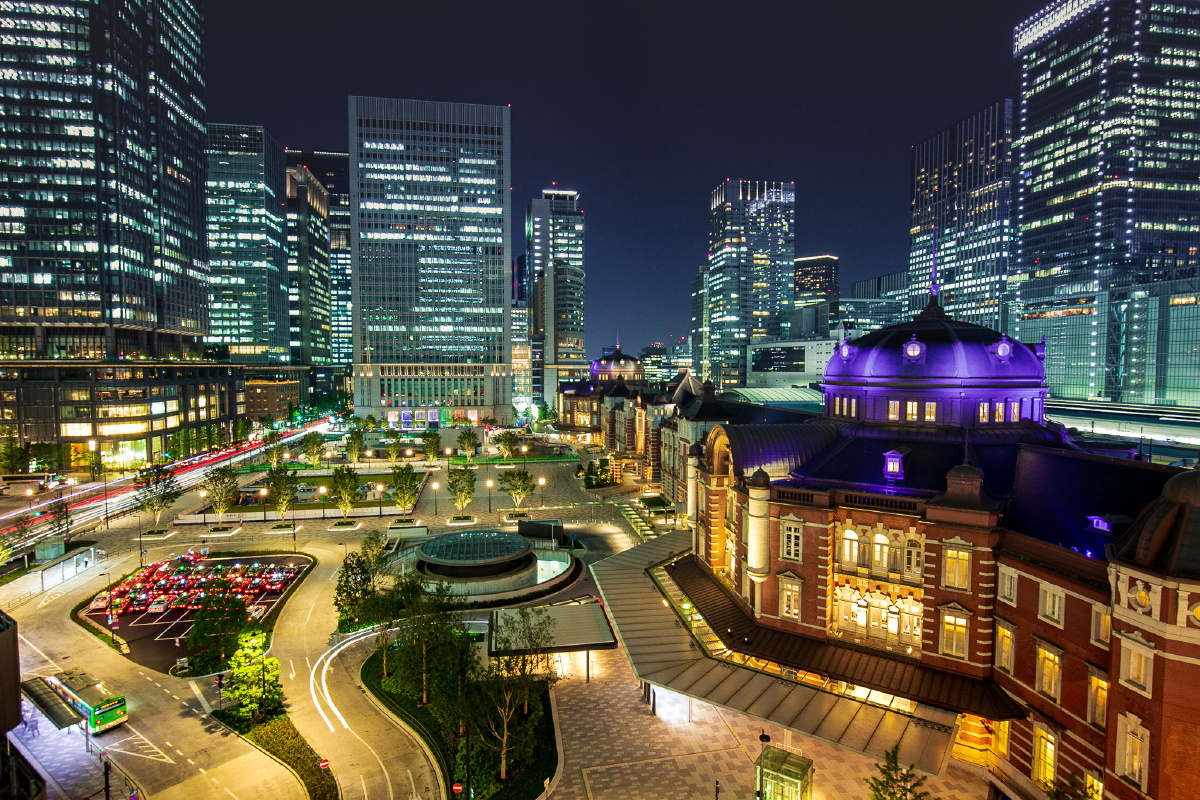 拍摄于日本东京,东京车站