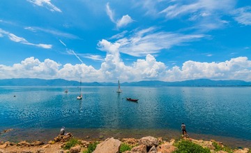 夏日抚仙湖