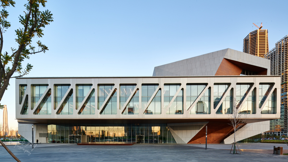 天津茱莉亚学院冬日外景