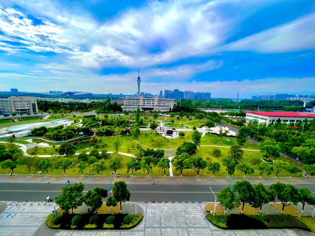 六安新地标,广州小蛮腰六安分腰,月亮岛皖西,学院全景.