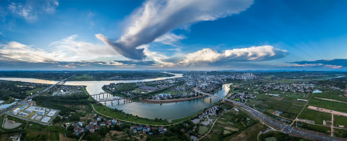 天鹅飞临摄于株洲渌口