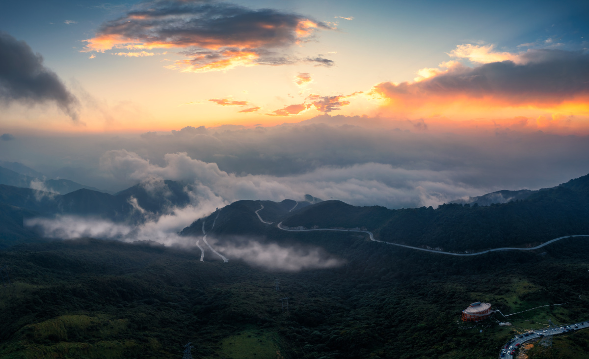 邵阳城步南山丫口云海