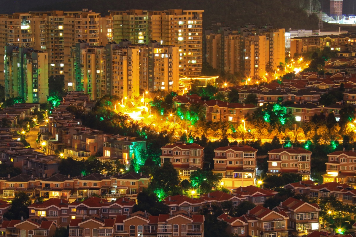 玉溪红塔区夜景