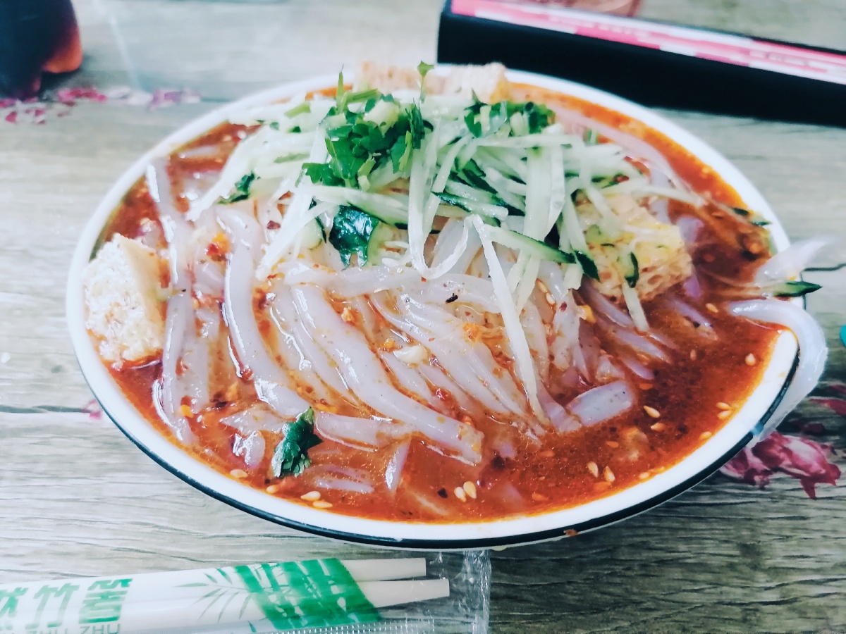 新疆美食:凉粉欢迎打卡哦