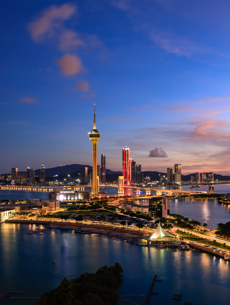 琴澳一体化-横琴粤澳深度合作区夜景