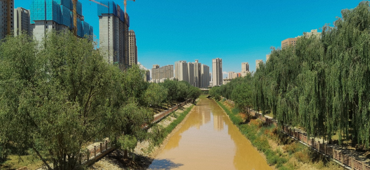 兰州南河道雁滩的样子未来高端生活区