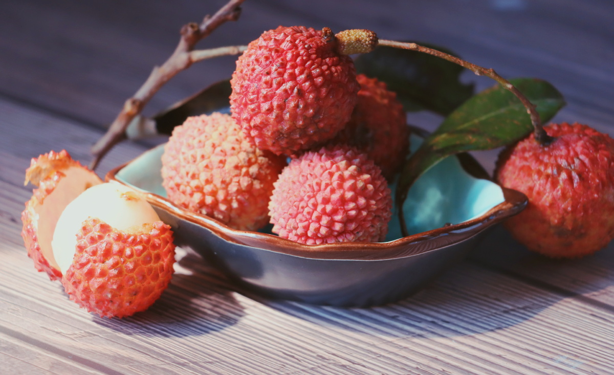 甜甜的荔枝静物摄影