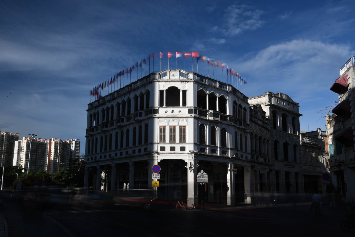 中山路骑楼老街百年建筑