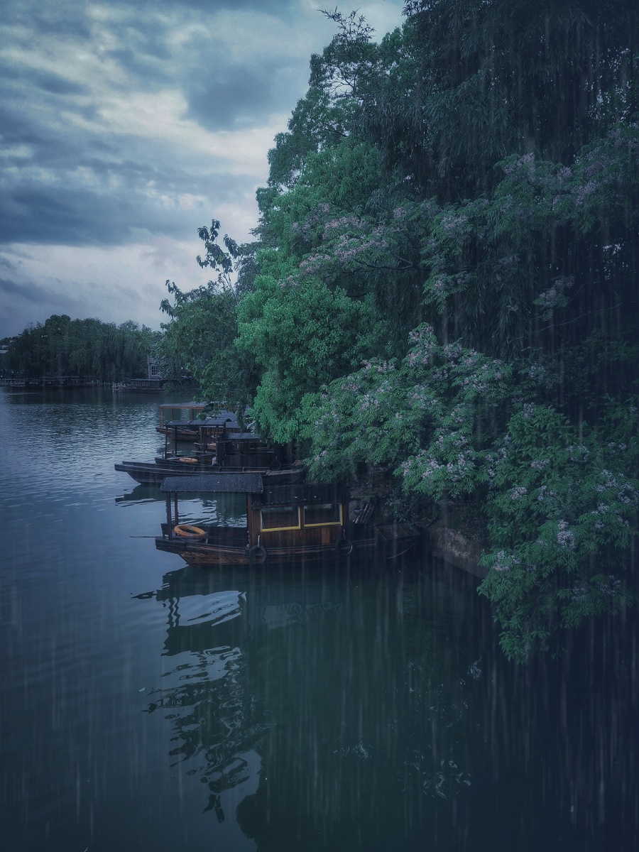 春潮带雨晚来急,野渡无人舟自横 - 大麦叔 - 图虫