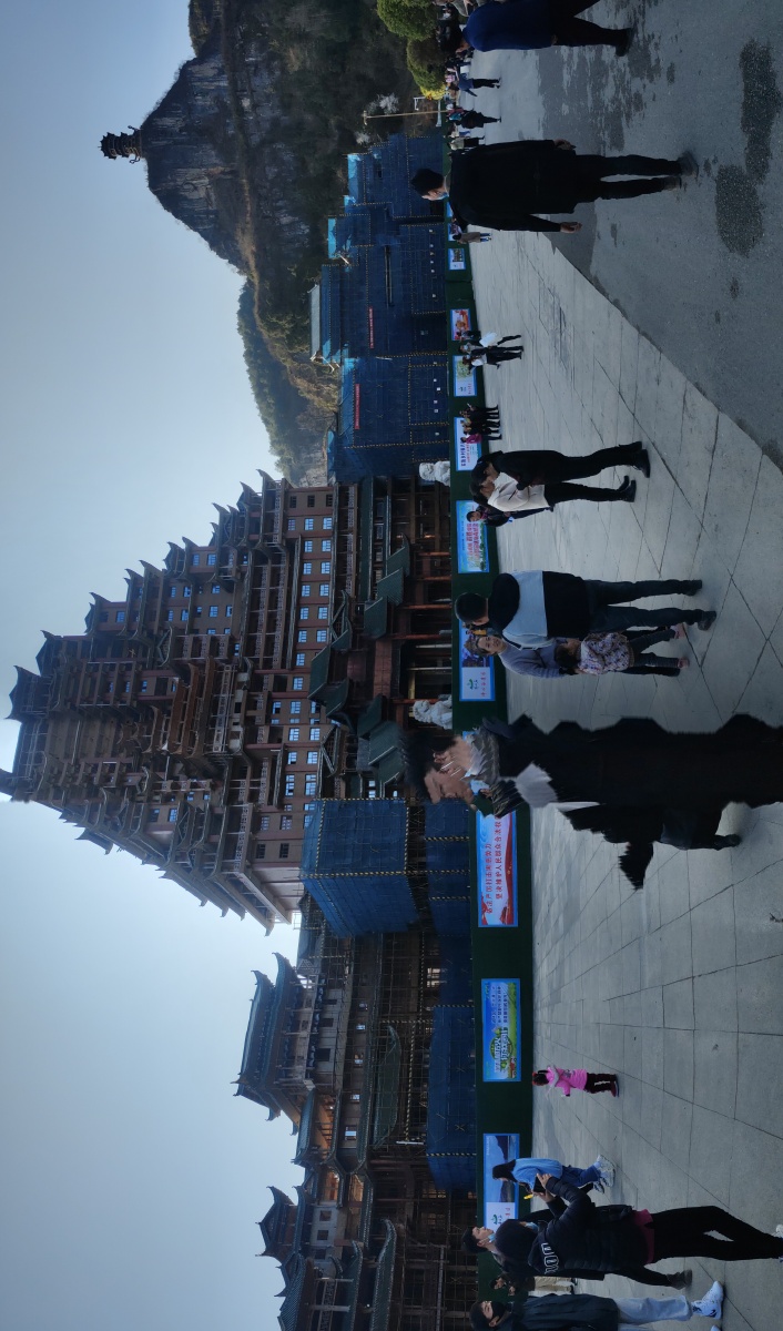 网红打卡地贵州黔南州独山县天下第一水司楼有点像我的世界