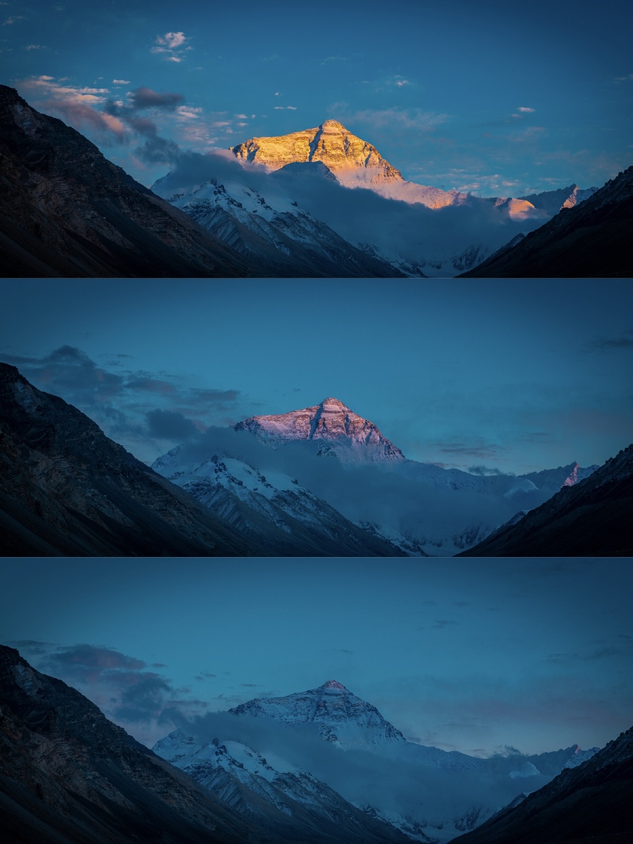 世界之巅,这是珠穆朗玛峰的绝美日落 - photo_司晨 - 图虫