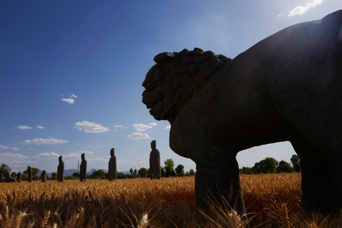 河南巩义宋陵风光