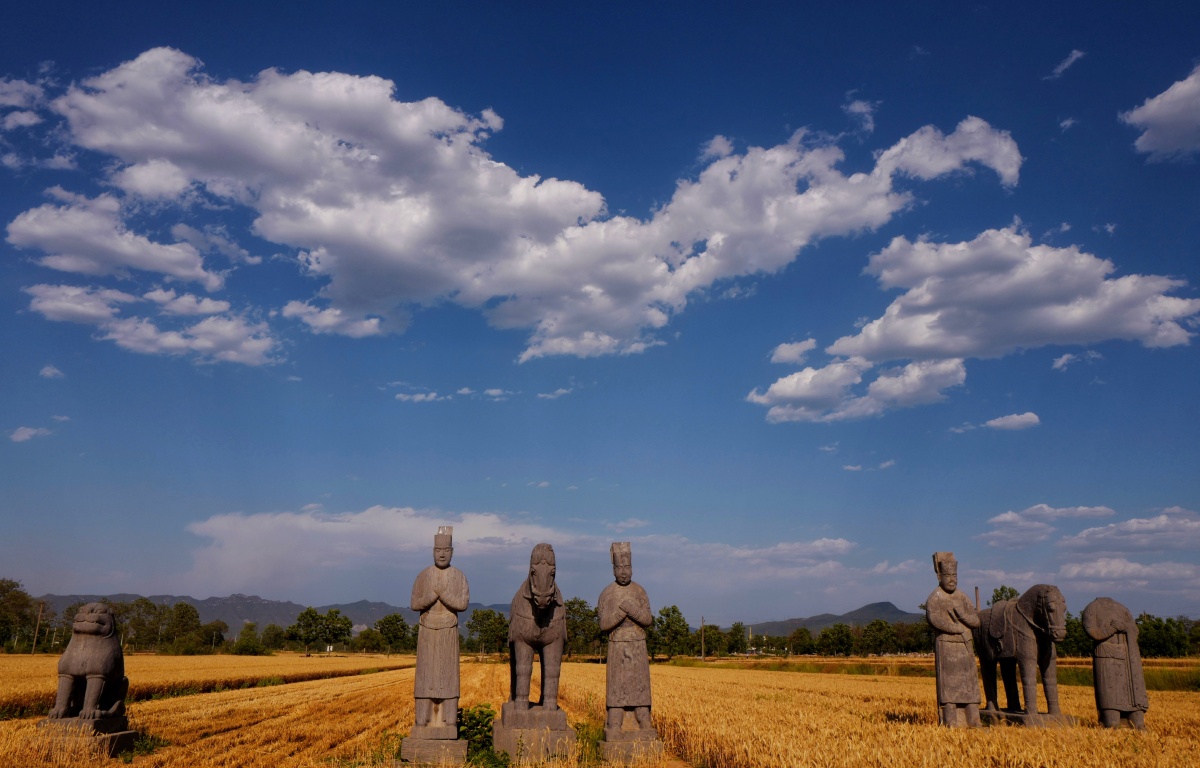 河南巩义宋陵风光