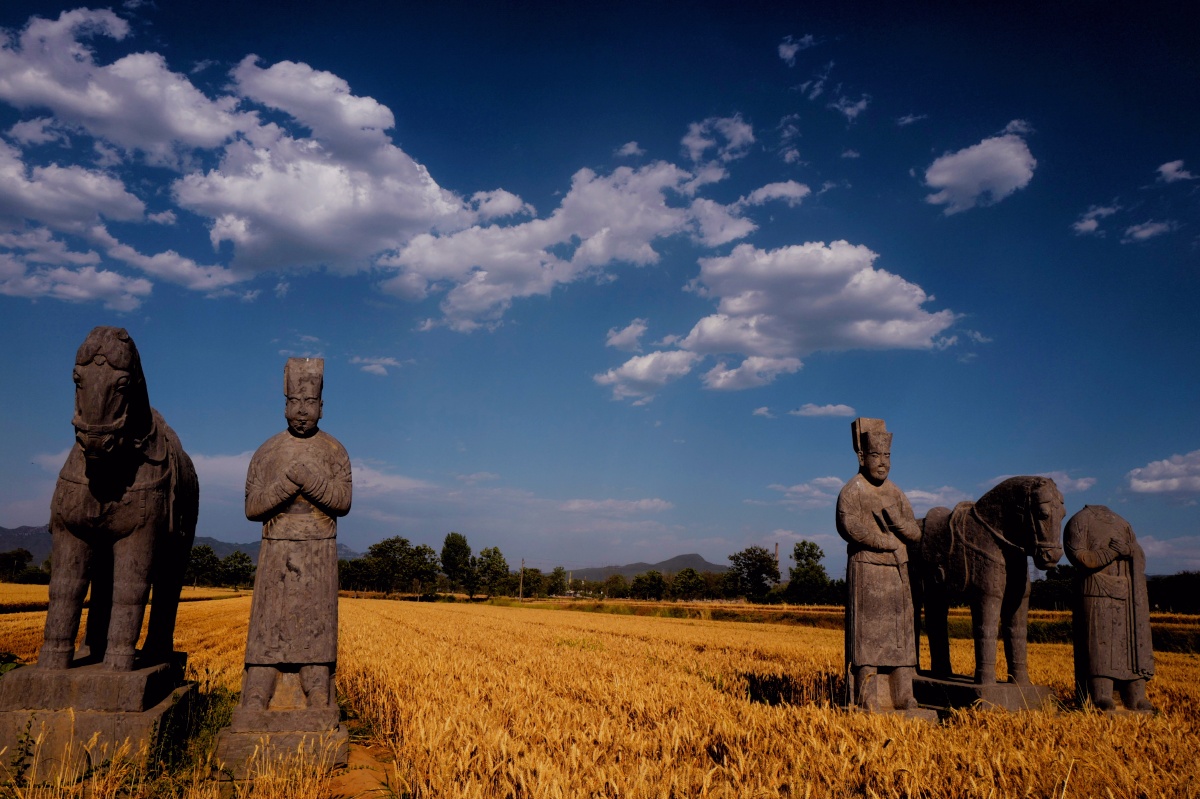 河南巩义宋陵风光