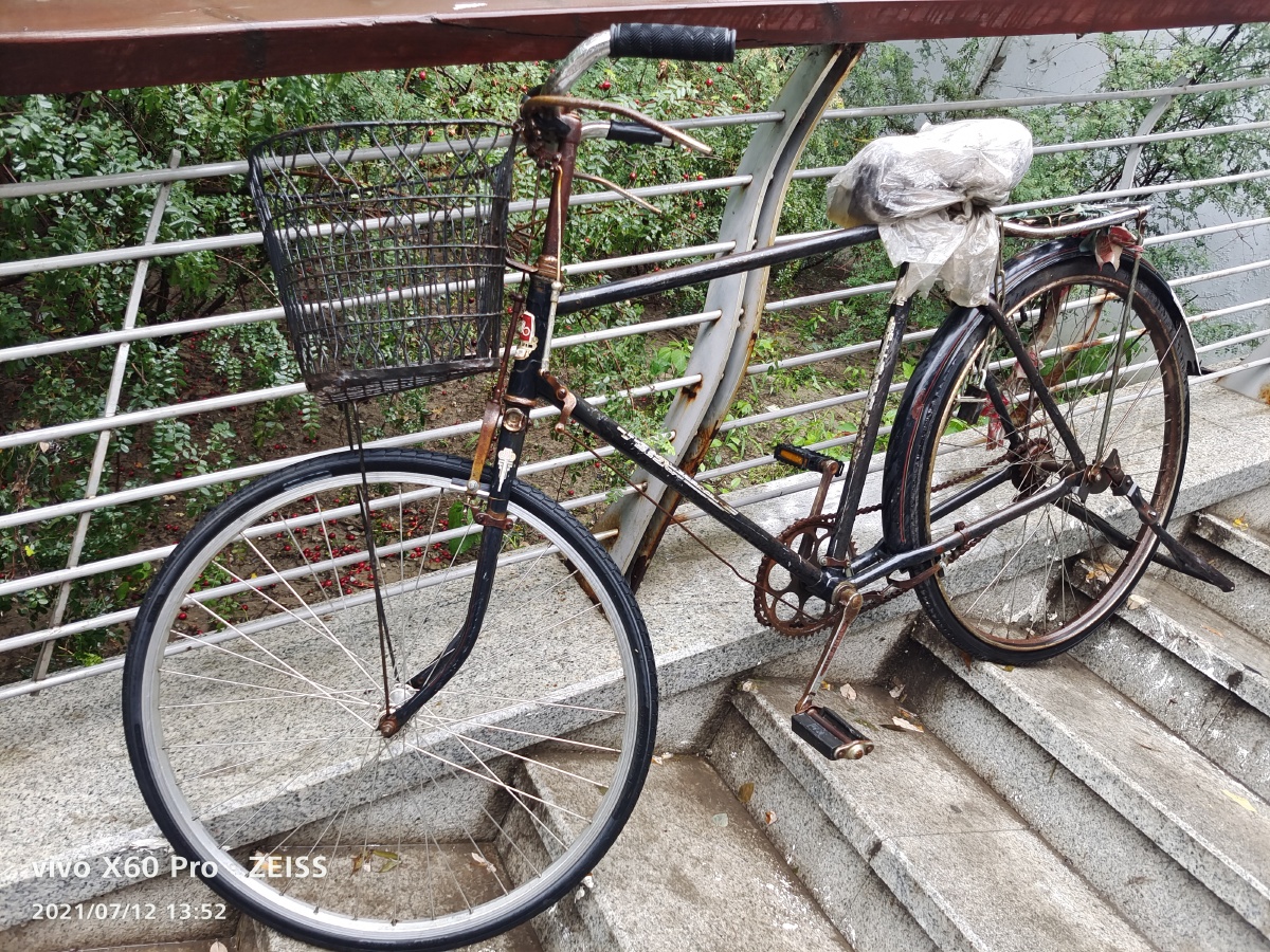 锈迹斑斑的二八杠