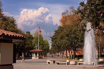 View of Wildfire from USC Campus
