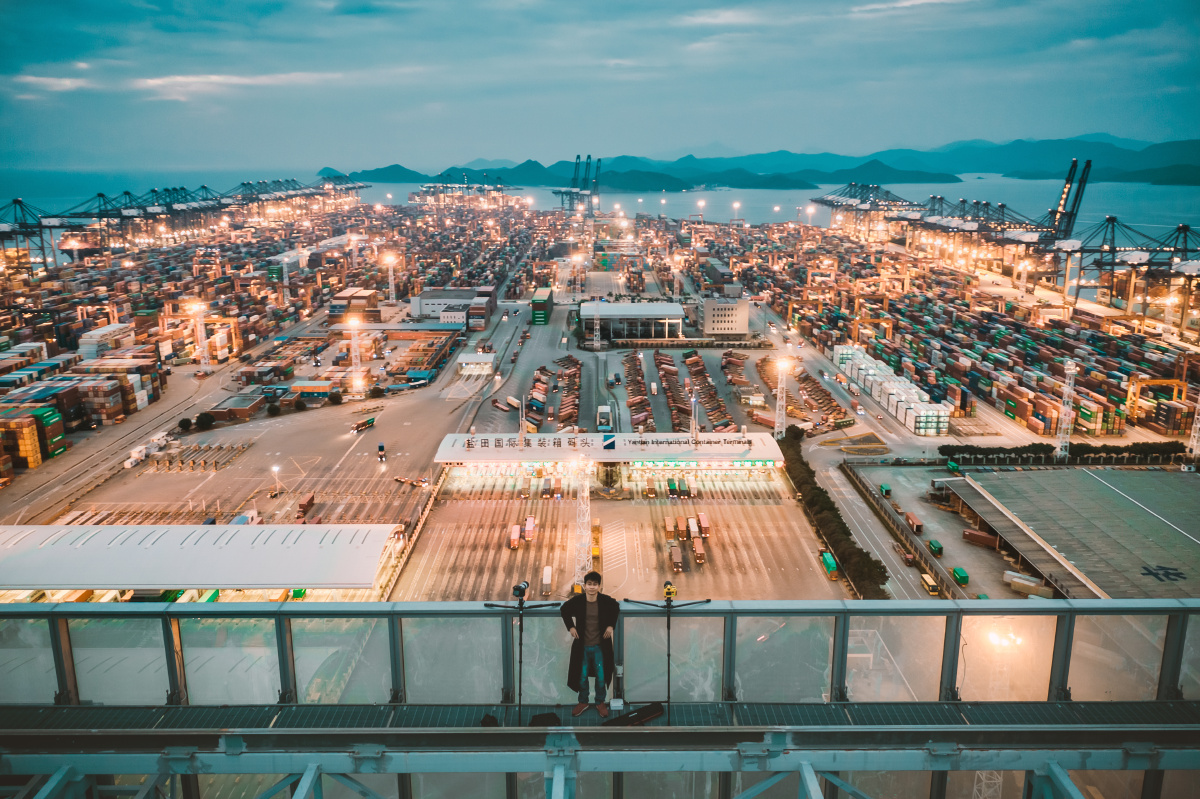 世界第三大港口深圳盐田港