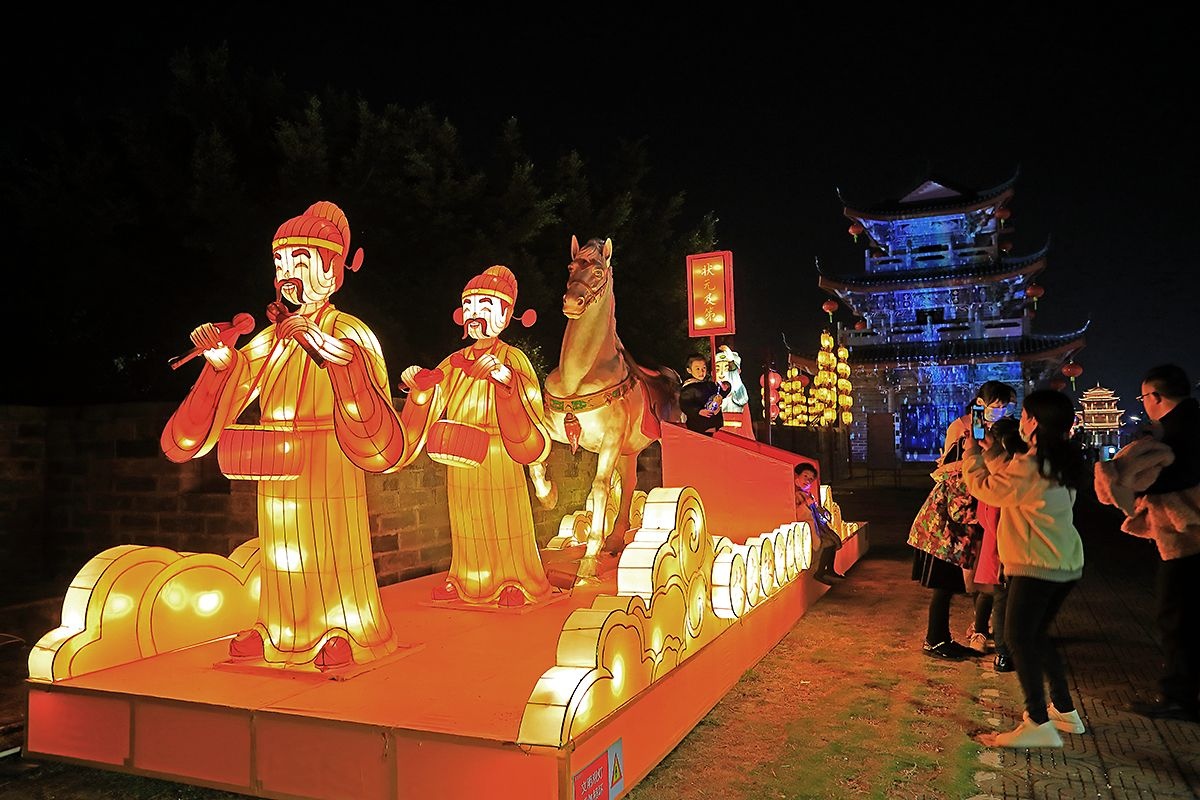 潮州古城墙迎春花灯67