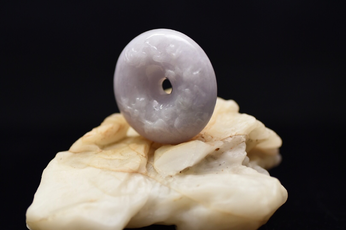 翡翠平安扣 - 瓷魂梵音工作室 - 图虫