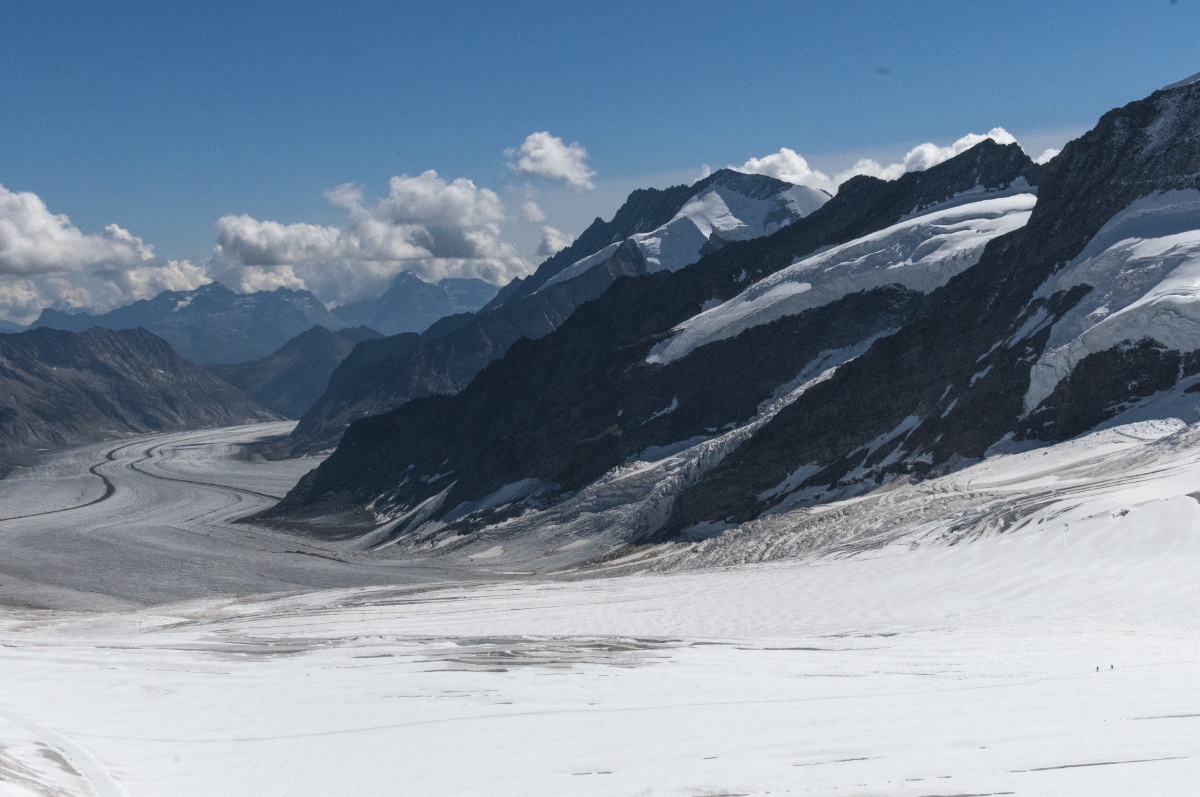 瑞士少女峰雪山2