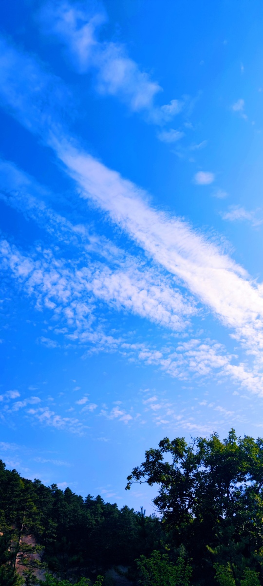 夏日来临难忍心中之趣拍下蔚蓝天空愿给大家带来美好心情