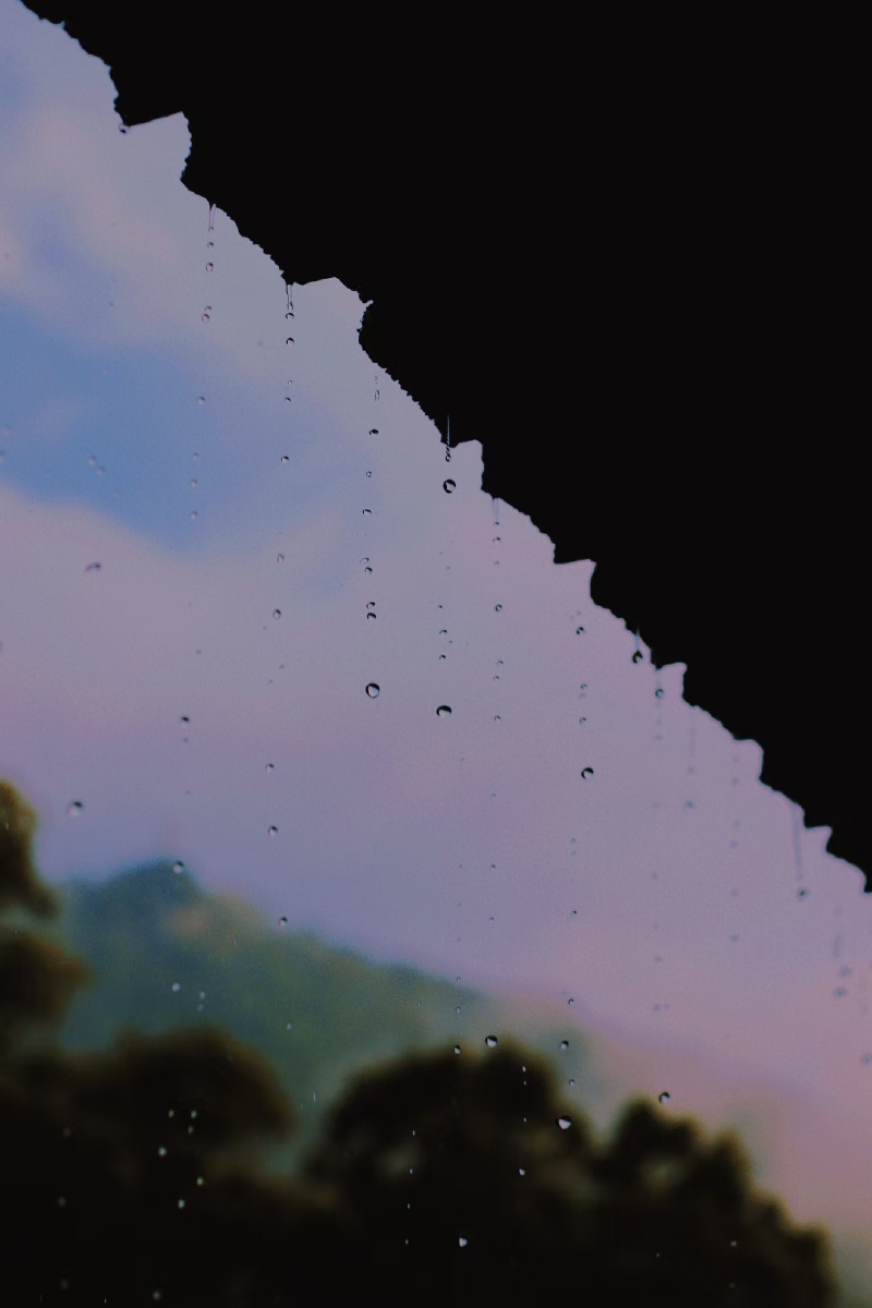 雨天小雨淅沥沥适合睡觉放松