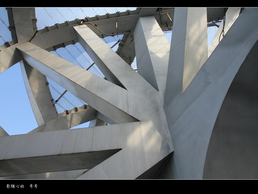 鸟巢体育馆外部钢结构2