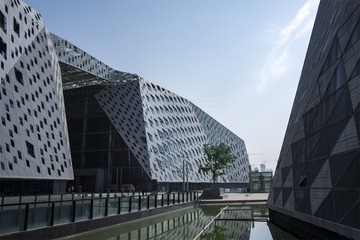 图书馆外景 五张堆栈