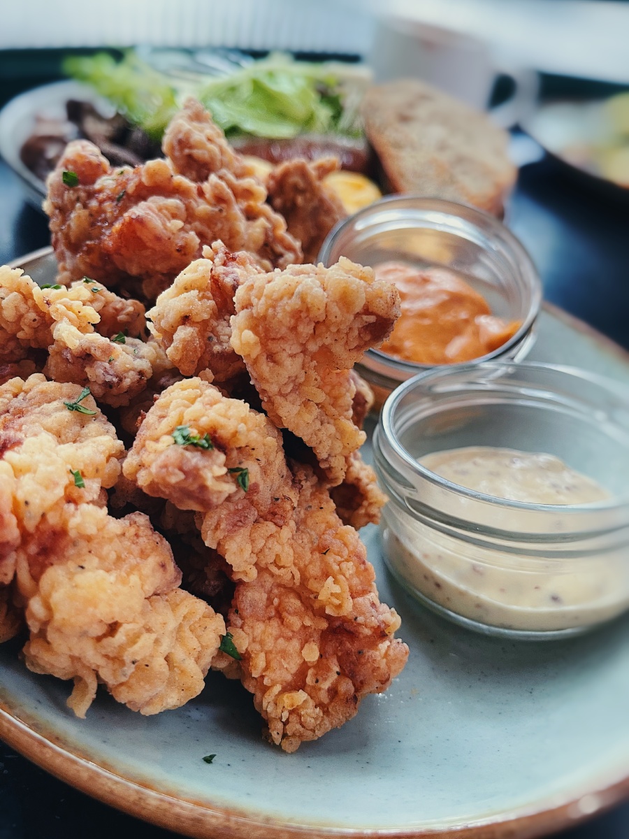 法式brunch美食早午餐特写镜头咖啡