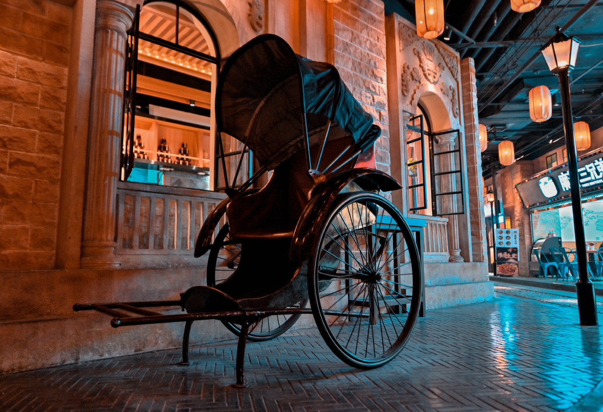 1192夜上海黄包车