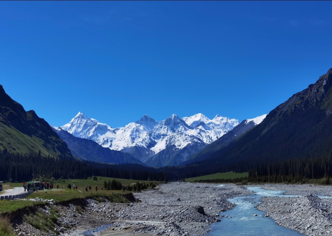 夏塔古道天气好雪山太清晰了