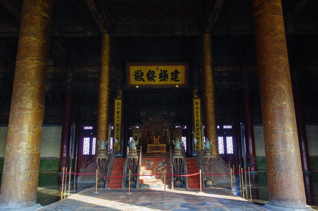 故宫,太和殿内