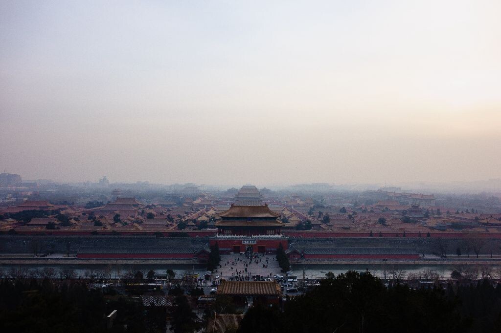 景山俯瞰故宫