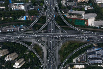 Shuangqiaomen Overpass 20190905-4 STOCK