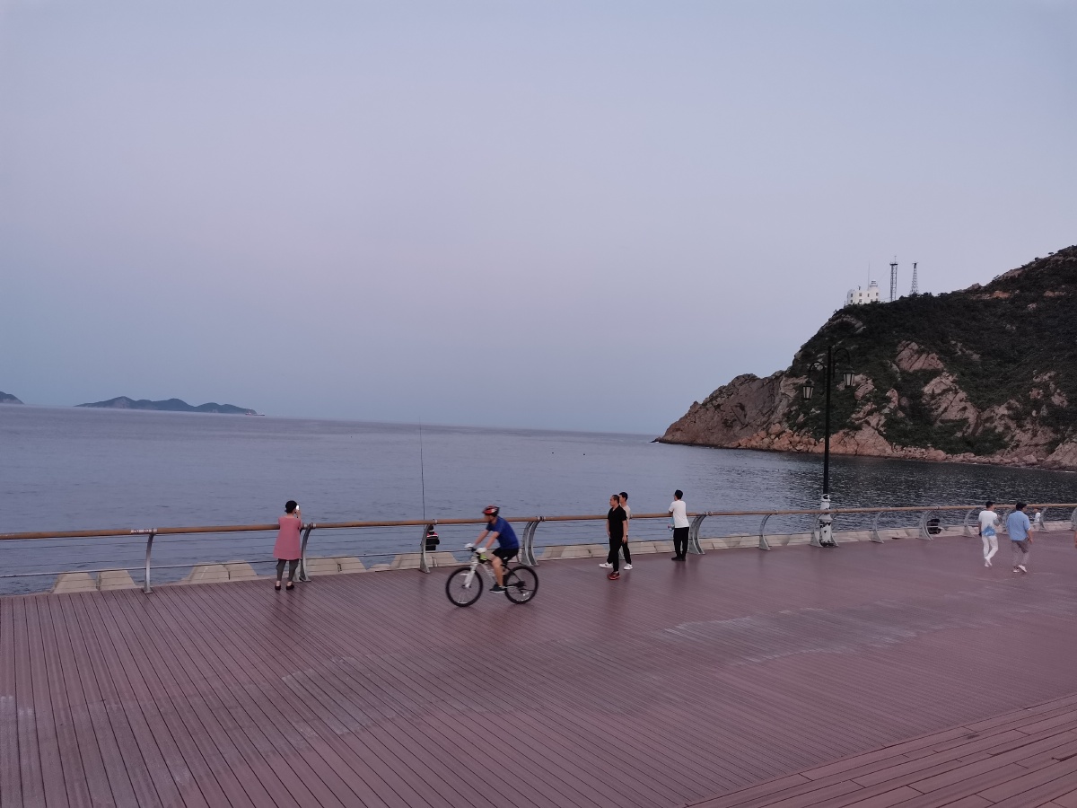 大连的最东风景如画的海之韵公园