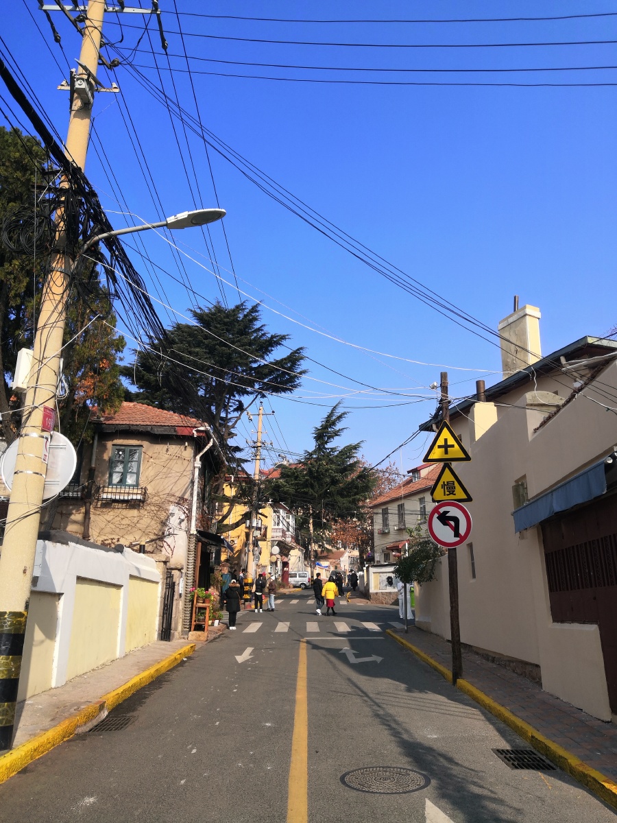 青岛的老房子宁静的街道