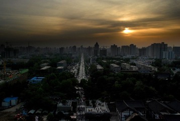 西安 夕陽