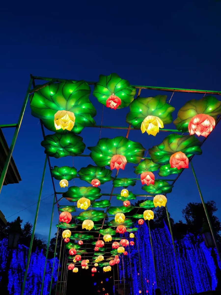 黑龙江龙沙公园彩灯会