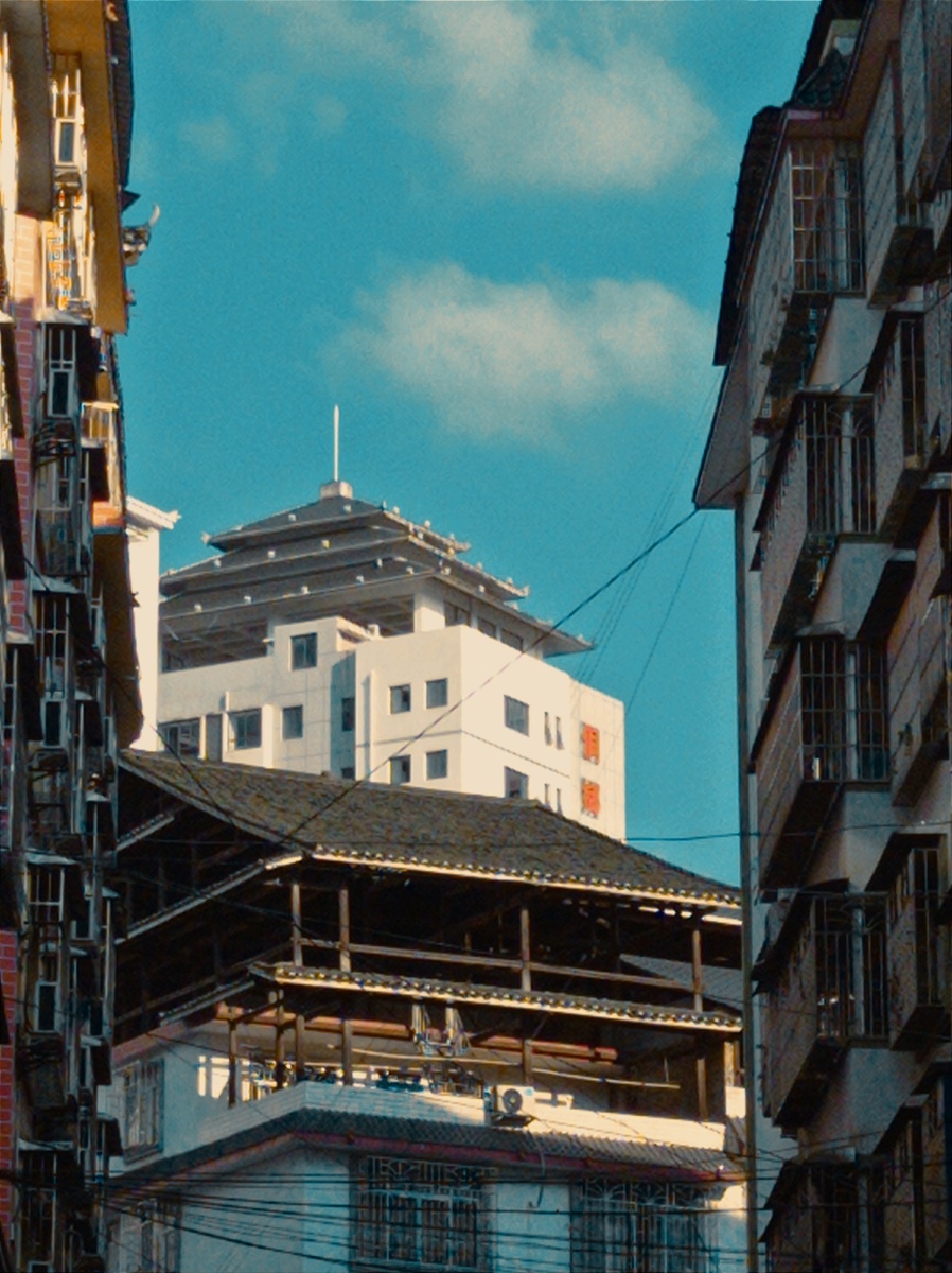 街头巷尾的一角