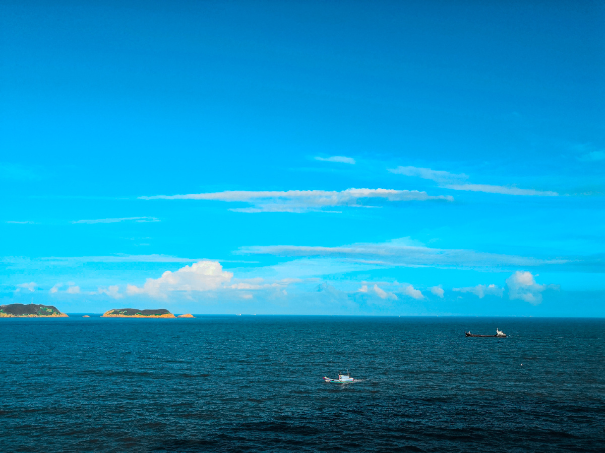 第一次来温州洞头海边玩耍开启美好的一天