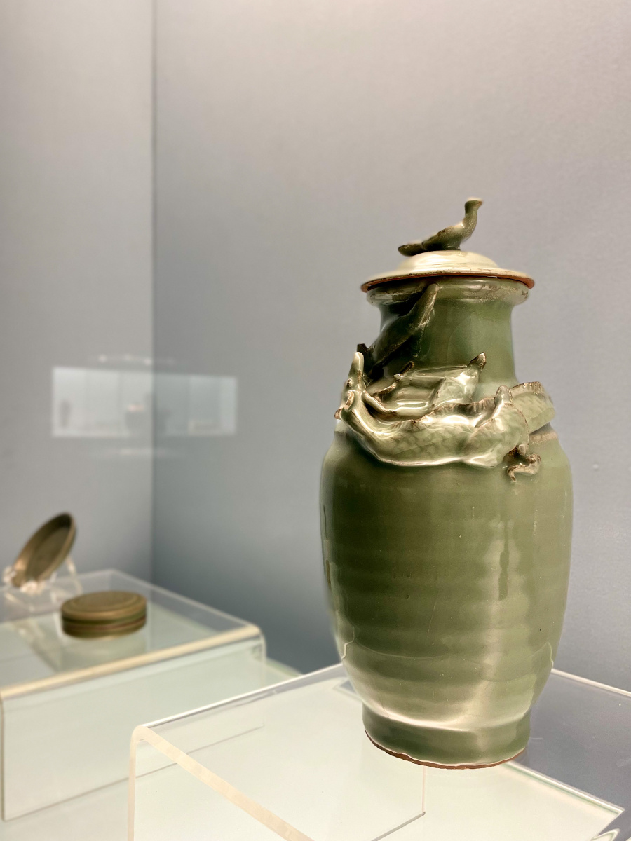 空间模型摄微距&静物#陶器#花瓶陶瓷的瓷器杯(容器)#上海博物馆历史
