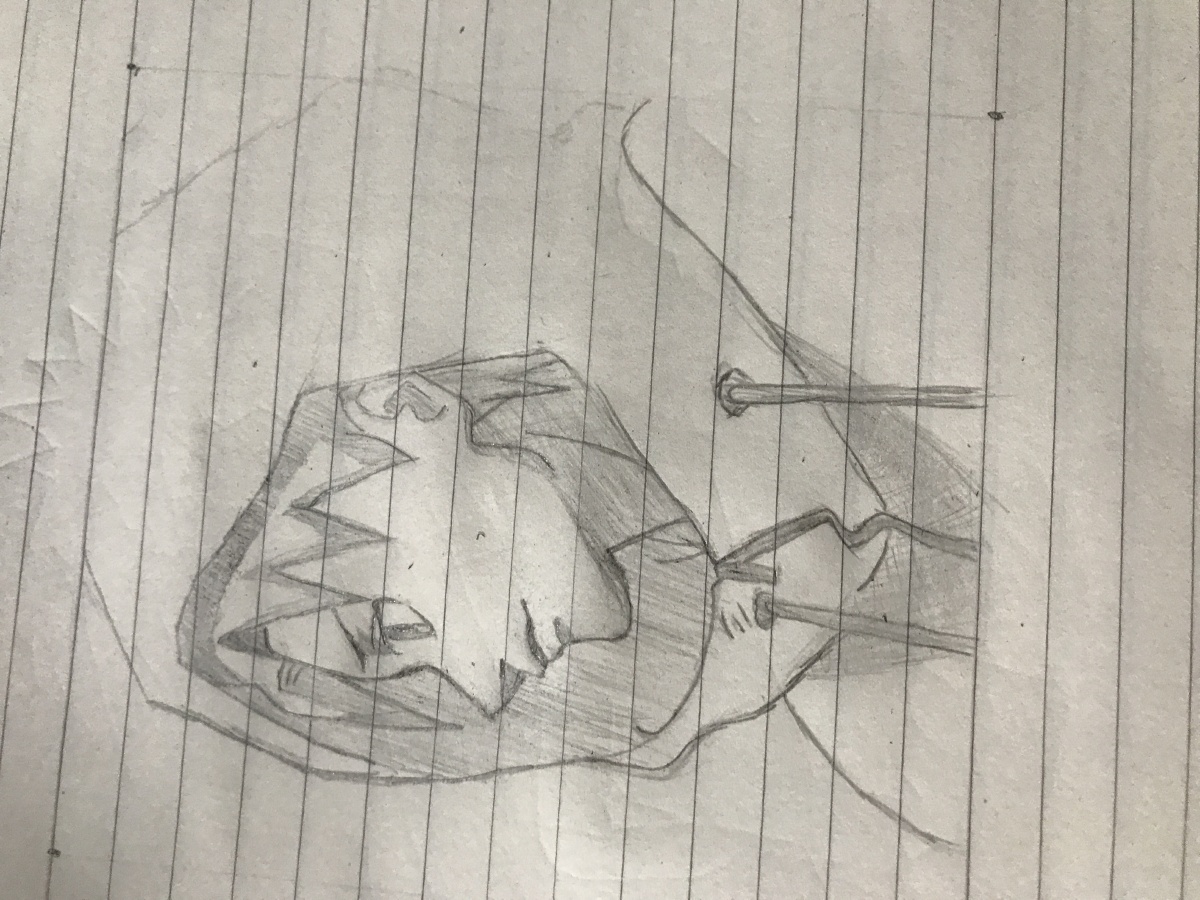 火影忍者弥彦画画过程