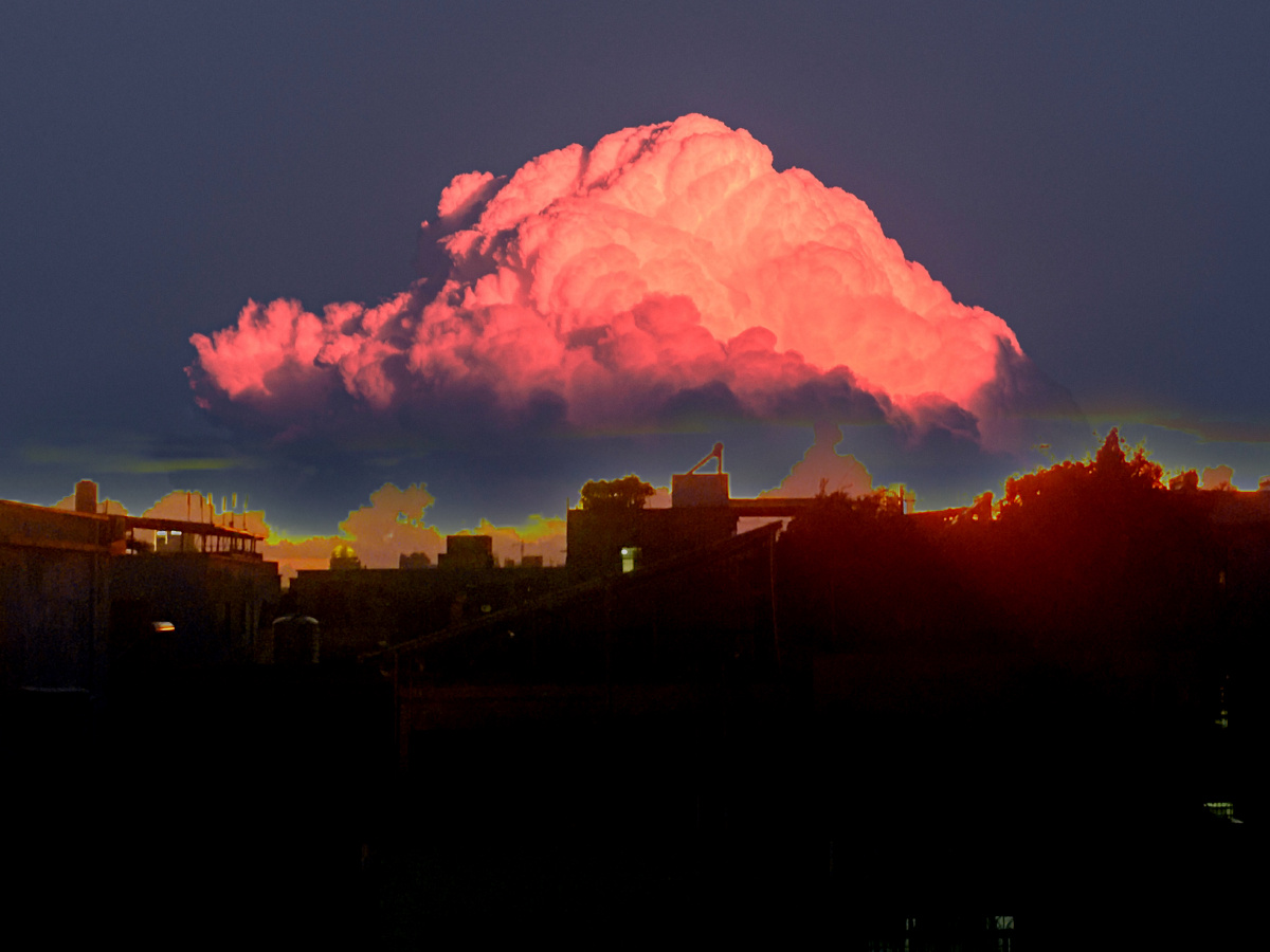昨天拍的好风景现实看真的好看手机像素不好